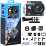 Imagem da oferta AKASO Câmera de ação EK7000 4K30FPS 20MP Ultra HD câmera subaquática 170 graus grande angular 98FT à prova d'água