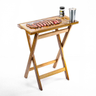Imagem da oferta Kit de Cavalete e Tabua para Churrasco Madeira