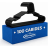 Imagem da oferta Kit 100 Cabide Adulto Preto Organizador Roupa Reforçado Preto