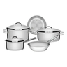 Imagem da oferta Jogo Panelas 5 Peças Aço Inox Fundo Triplo Solar 65510780 Tramontina