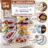 Imagem da oferta Kit 10 Pote De Vidro Marmita Hermético 370ml