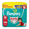 Imagem da oferta Fraldas Pampers Pants Ajuste Total M 108 unidades