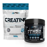 Imagem da oferta Kit Creatina 500g + Pré Treino Pre Workout Fenrir 300g