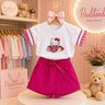 Imagem da oferta Conjunto Infantil Menina (Tam.2 ao 10 Diversas Cores)