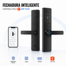 Imagem da oferta Fechadura Digital Eletrônica Inteligente Biométrica WiFi Tuya para Porta com Senha Cartão Impressão Digital e App