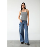 Imagem da oferta Regata GAP Ajustada Listrada Off-White