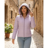 Imagem da oferta Jaqueta Puffer Feminina Peluciada com Capuz