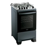 Imagem da oferta Fogão 4 Bocas Dako Supreme Mesa De Inox A Gás Titanium Bivolt