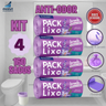 Imagem da oferta Kit 4 Rolos de Sacos de Lixo 10L 160 Unidades Neutraliza Odores