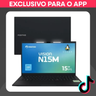 Imagem da oferta Notebook Positivo Vision N15M Intel N100 Linux 8GB RAM 256GB SSD Wi-Fi 6 - 15,6" Full HD IPS Minitela - Preto