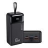 Imagem da oferta Power Bank Turbo 65w Hrebos 30000mah Com Display Digital Cor Preto