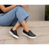 Imagem da oferta Tênis Via Marte Feminino Slip On Preto Casual 016 Preto 36 Br - R$ 165,86