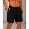 Imagem da oferta Short Tactel Masculino Mauricinho Bermuda Treino Academia Preto Black Liso M - 3638