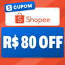 Imagem da oferta É agora ou nunca: R$80 OFF em todo o site Shopee | Mínimo R$699