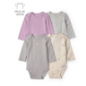 Imagem da oferta Kit Body Bebê 4 Peças Cisne e Floral Multicor Carter's