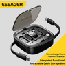 Imagem da oferta Cabo Essager USB C para Tpye PD 60W Carregamento Rápido Dados Viagem Cabo Multifuncional com Suporte Caixa de Arm