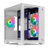 Imagem da oferta Gabinete Gamer Mancer CV100 Purple Edition, Mid-Tower, Com 3 Fans, Branco, MCR-CV100-PEW