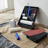 Imagem da oferta Kit Pintura De Parede Rolo Lã Lixa E Pincel Lona Com 13 Pçs