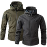 Imagem da oferta Inverno outono quente softshell velo capuz jaquetas de carga acampamento caminhadas escalada caça pesca ao ar livre à