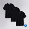 Imagem da oferta Kit 3 Camisetas Light Insider Preto Gg Liso