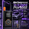 Imagem da oferta Compressor De Ar Portátil Blackone 4000mah Usb-c Digital Carro Moto