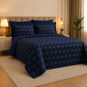 Imagem da oferta Cobre leito colcha queen matelado bordado 3 pcs toque macio