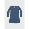 Imagem da oferta Vestido Infantil Elian Transpasse Frontal Azul