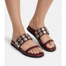 Imagem da oferta Rasteira Mule em PU com Tiras e Aplicação de Tachas
