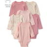 Imagem da oferta Kit Body Bebê 6 Peças Poá Multicor Carter's