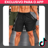 Imagem da oferta Kit 3 Bermudas Masculinas Dry Fit - Academia e Corrida Leve e Confortável