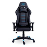 Imagem da oferta Cadeira Gamer XT Racer Attack, Até 120Kg, Reclinável, Com Almofadas, Cilindro de Gás Classe 4, Couro PU, Preta e Azul XTR-053