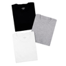 Imagem da oferta Kit 3 Camisetas Básicas Masculinas Sandrini Preto ou Sortido Algodão Premium Conforto Casual Dia a Dia (BR Alfa G R