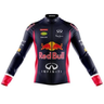 Imagem da oferta Camisa Ciclismo RedBul Manga Longa Ziper Bolso Fitness MTB