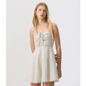 Imagem da oferta Vestido Em Viscose Com Alça Soft Texturizado Xadrez