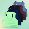 Imagem da oferta Kit 5 Top Plus Size Fitness Treino Suplex