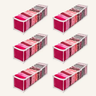 Imagem da oferta Kit 6 Colmeia Organizadora Pp Calcinha Cueca Roupa De Bebê Branco