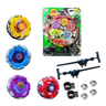 Imagem da oferta Kit 4 Beyblade Metal Led + Lançador + Arena Promoção Tornado Brinquedo Lança Blay Blade Luz