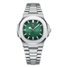 Imagem da oferta Relógio Poedagar 613 Aço Inoxidável Quartzo Fundo Verde 41mm Resistência Água