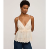 Imagem da oferta Blusa em Laise com Detalhes no Decote e Bordado na Barra