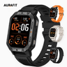 Imagem da oferta AURAFIT G15 GPS Smart Watch 1.96" AMOLED 3ATM ,Barometer Compass Heart Rate SpO2 150 Sport ,BT Calls 600mAh Spotlight