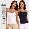 Imagem da oferta Kit com 2 Regata Camiseta Alcinha Fitness