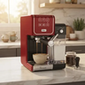 Imagem da oferta Cafeteira Espresso Primalatte Bvstem6801r Touch Red Oster Cor Pretovermelho