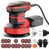 Imagem da oferta Victool Lixadeira Orbital Roto Orbital Elétrica 300W 5 Polegadas 125mm, 6 Velocidades 5000-12000RPM, Máquina de Polimento e Lixamento com Coletor de