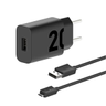 Imagem da oferta Motorola Carregador Turbo Power 20W Cabo 1 Metro Porta USB-A Cabo Micro-USB