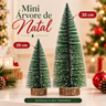 Imagem da oferta Kit 4 Mini Árvores de Natal Pinheiro Decorativo Enfeite Natalino para Mesa Presépio Decoração