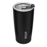 Imagem da oferta Wolff - Copo Térmico De Aço Inox Parede Dupla Com Tampa 600ml Preto - Para Viagem - Mantém A Bebida Na Temperatura Ideal