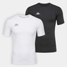Imagem da oferta Kit Camiseta Kappa Térmica Embrace C2 Masculina