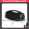 Imagem da oferta BASIKE Caixa Som Bluetooth: 300W200W RMS 26000mAh IPX6 TWS RGB p Festas