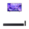 Imagem da oferta Samsung Smart TV 55" Crystal UHD 4K U8600F + Soundbar HW-B400F