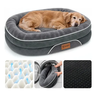 Imagem da oferta Cama Pet Grande Caminha Cachorros sofá luxo Suporte Cervical Espuma De Ortopédica Cfundo Impermeável 89×71×15